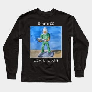 Gemini Giant muffler man as seen along route 66 in Wilimington Illinois Long Sleeve T-Shirt